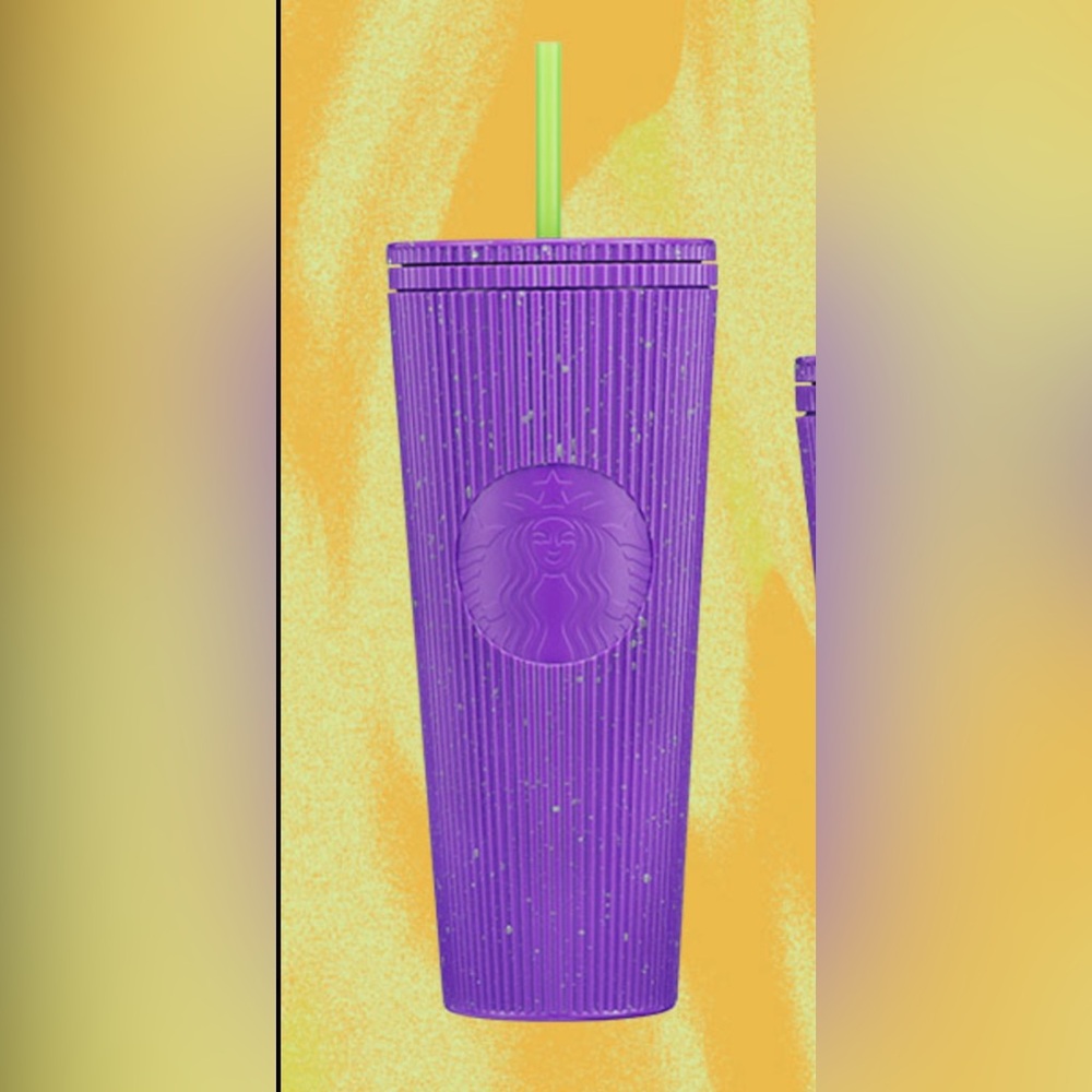 New Starbucks Halloween 2025 Glow in the Dark Purple Cup